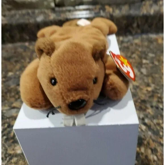 NWT Ty Beanie Baby Bucky 1995 Beaver - Picture 2 of 7